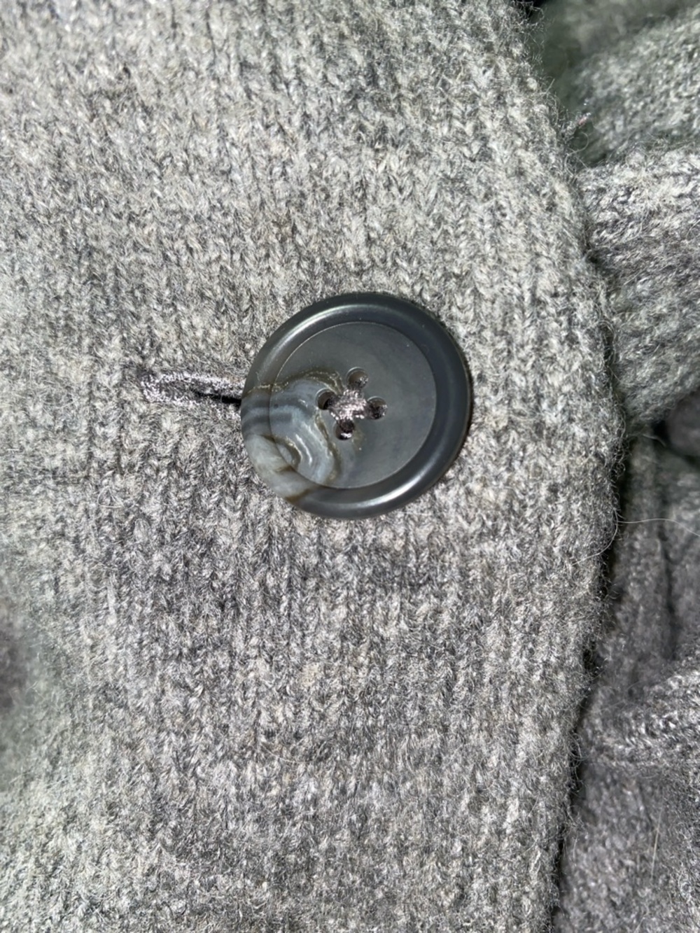 J. Crew • Grey • Merino Wool • Alpaca Knit • Sweater Blazer • Size Small - Picture 7 of 8